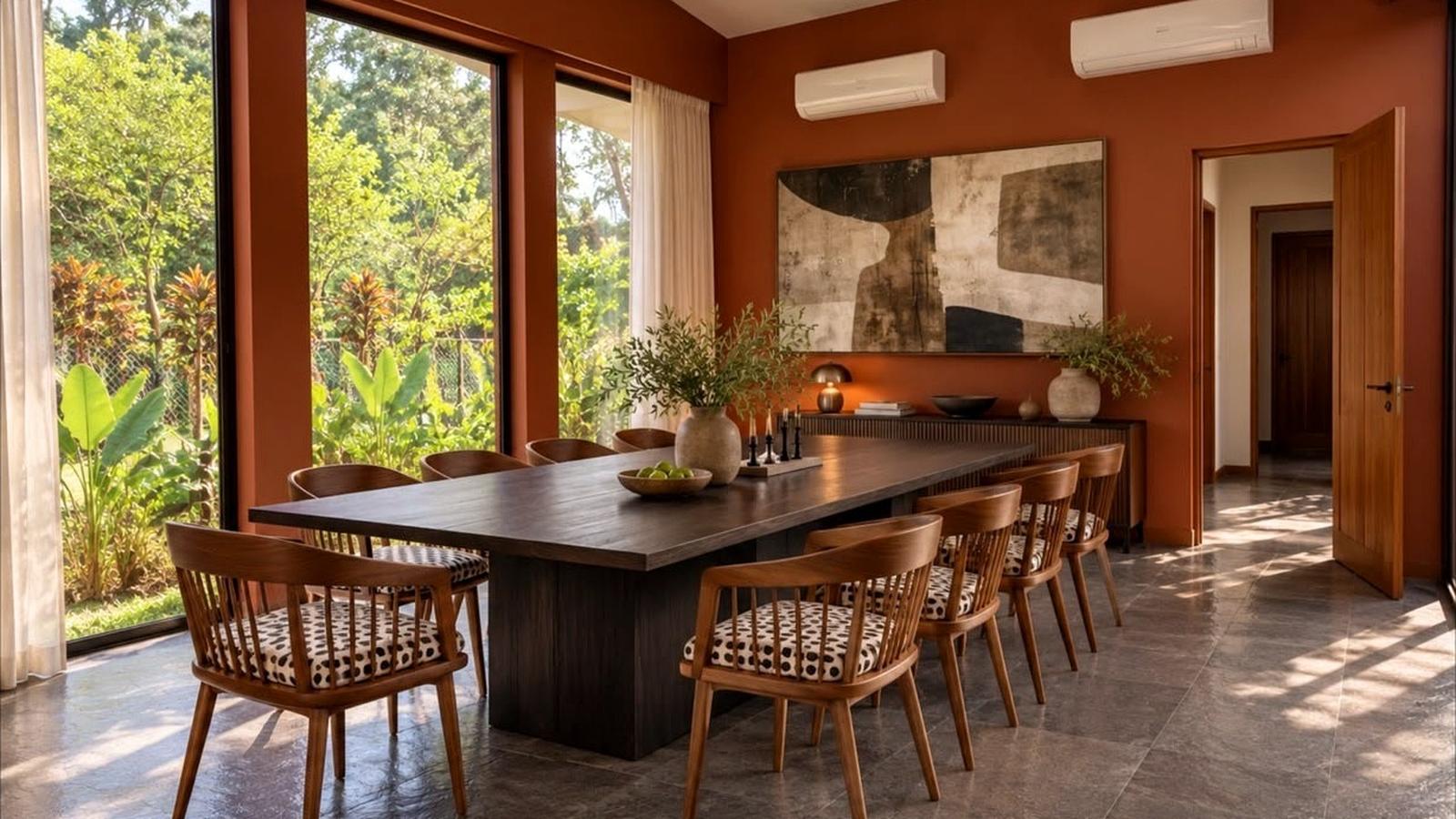 Dining room seating ten